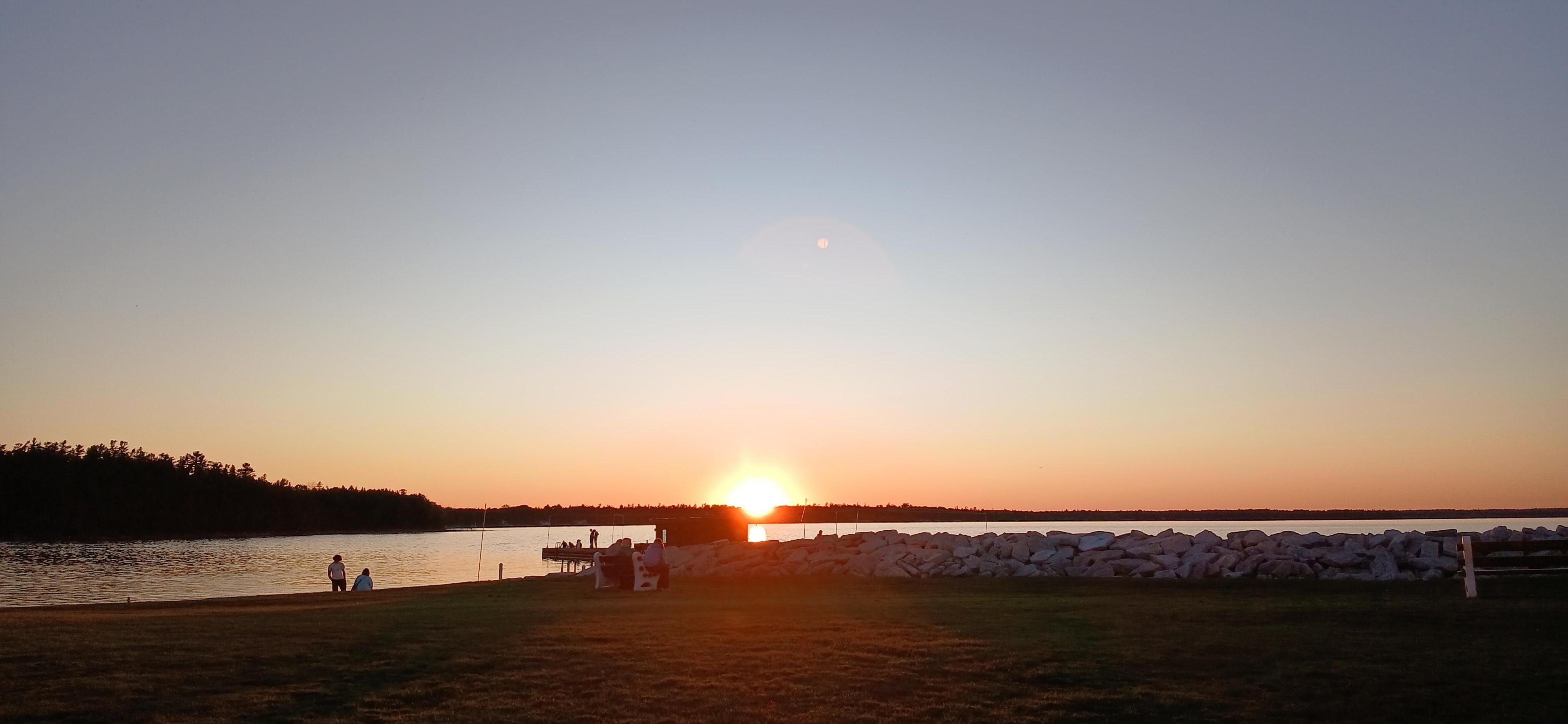 Sunset July 17, 2025