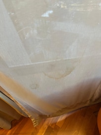 Stains on curtains in all 3 rooms I stayed in