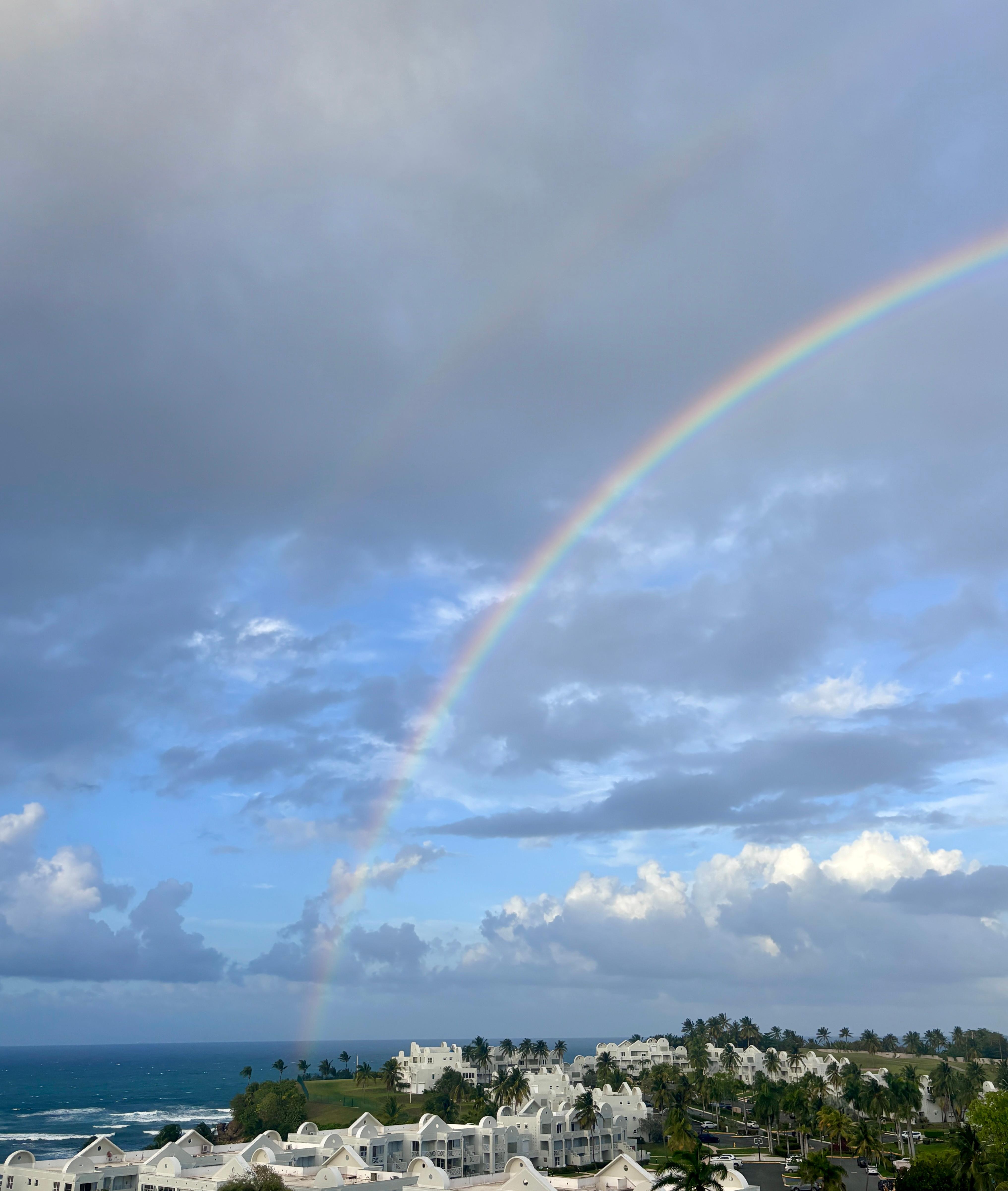 View from 7th floor balcony- partial ocean view (not like pics on website)