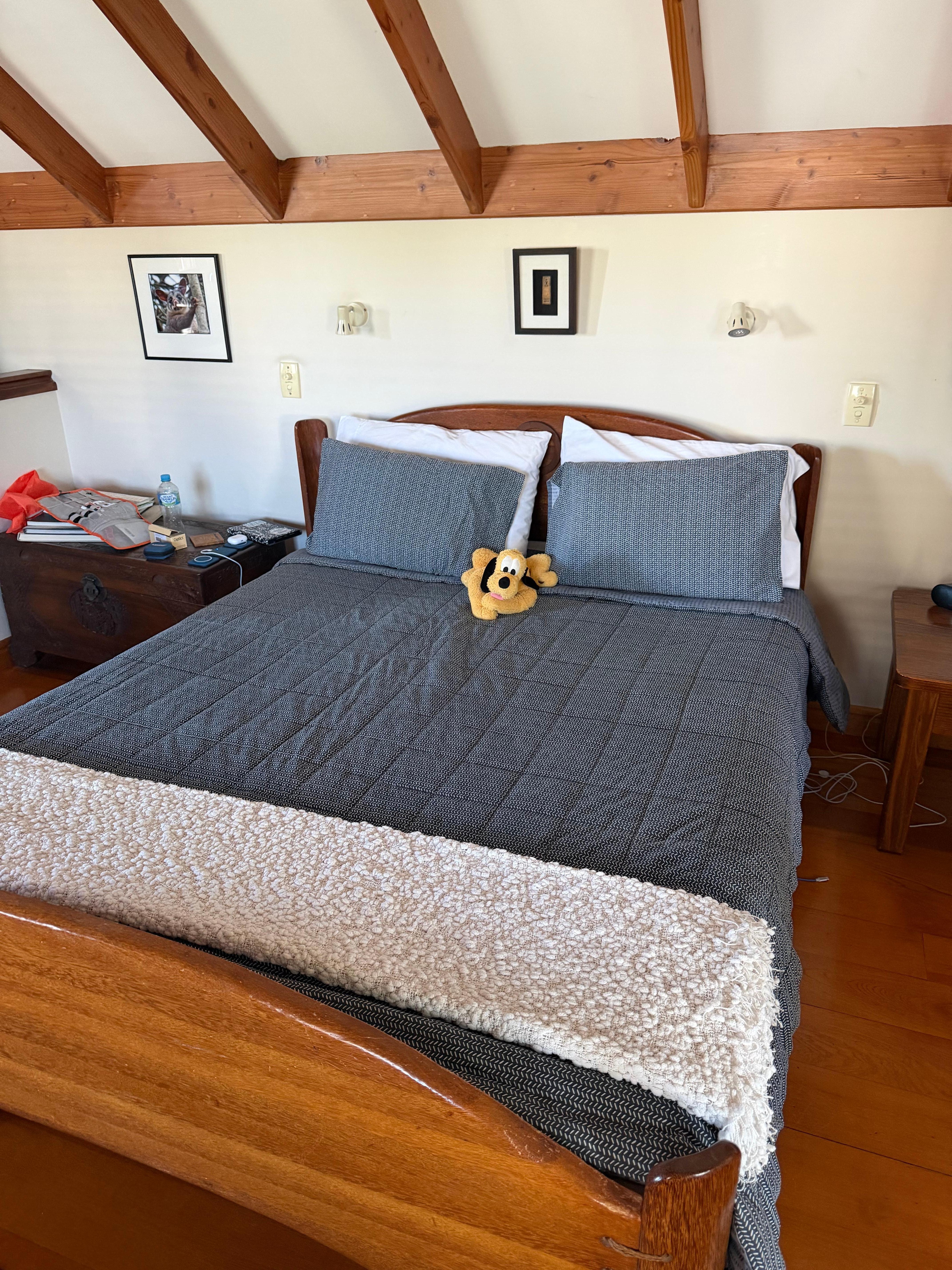 Our made bed
