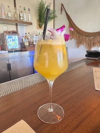 Cocktails at the bar