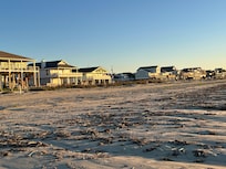 The view from the beach