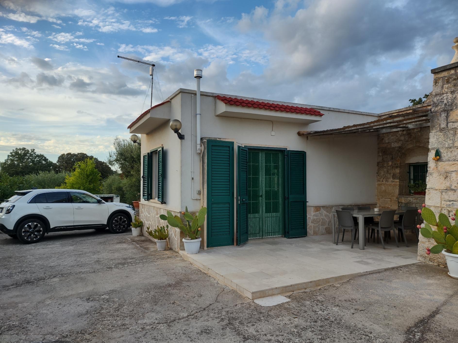 Entry to the house and main dining area