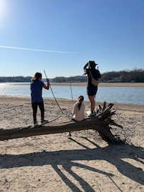 Explored the shoreline