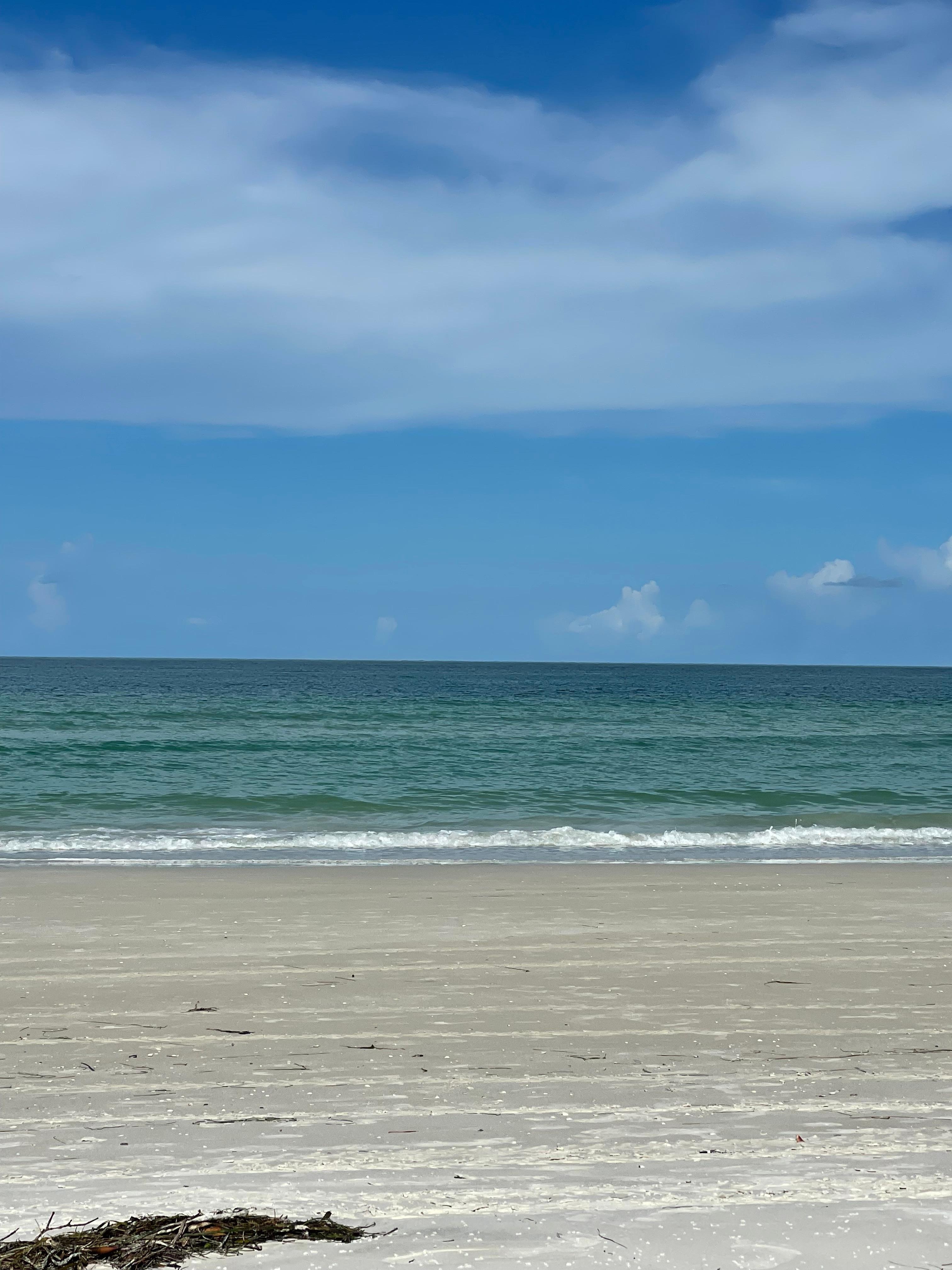 The beach directly in front of Condo