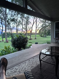 Back porch beautiful biew