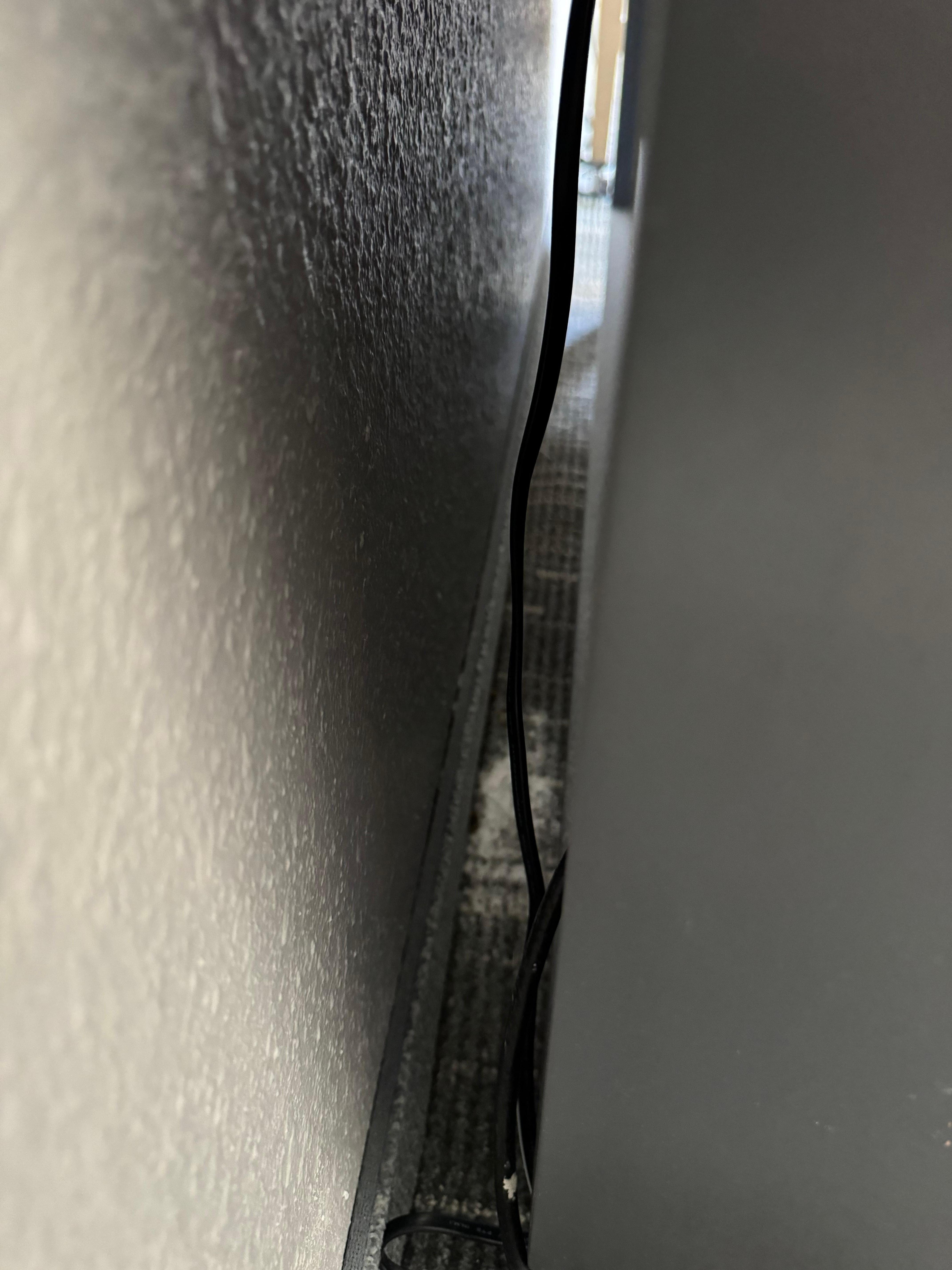 Bug dust behind dresser that wasn’t swept up