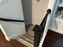 Lots of stairs here 3 levels with kitchen in the middle
