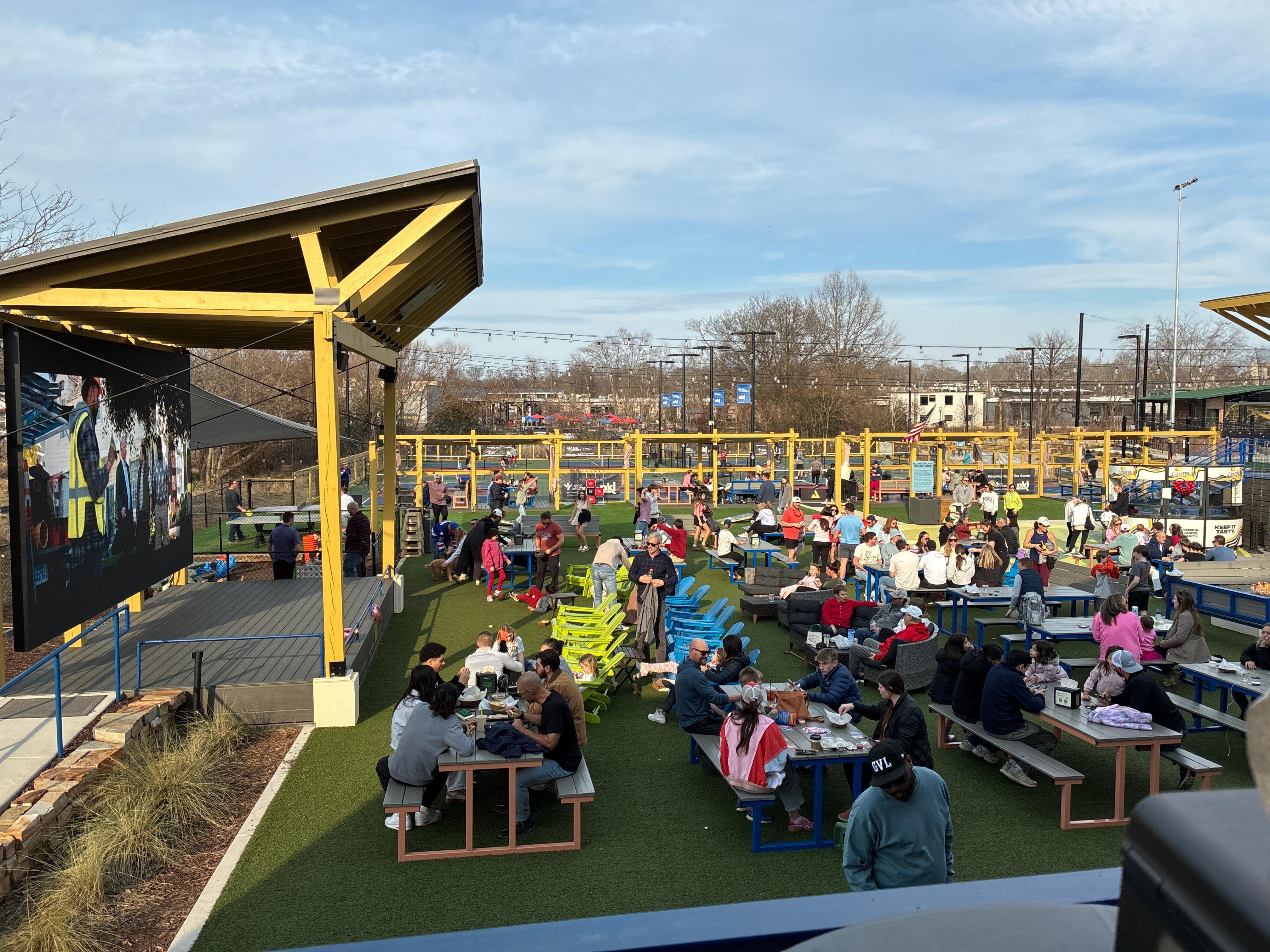 Pickleball facility at Unity park