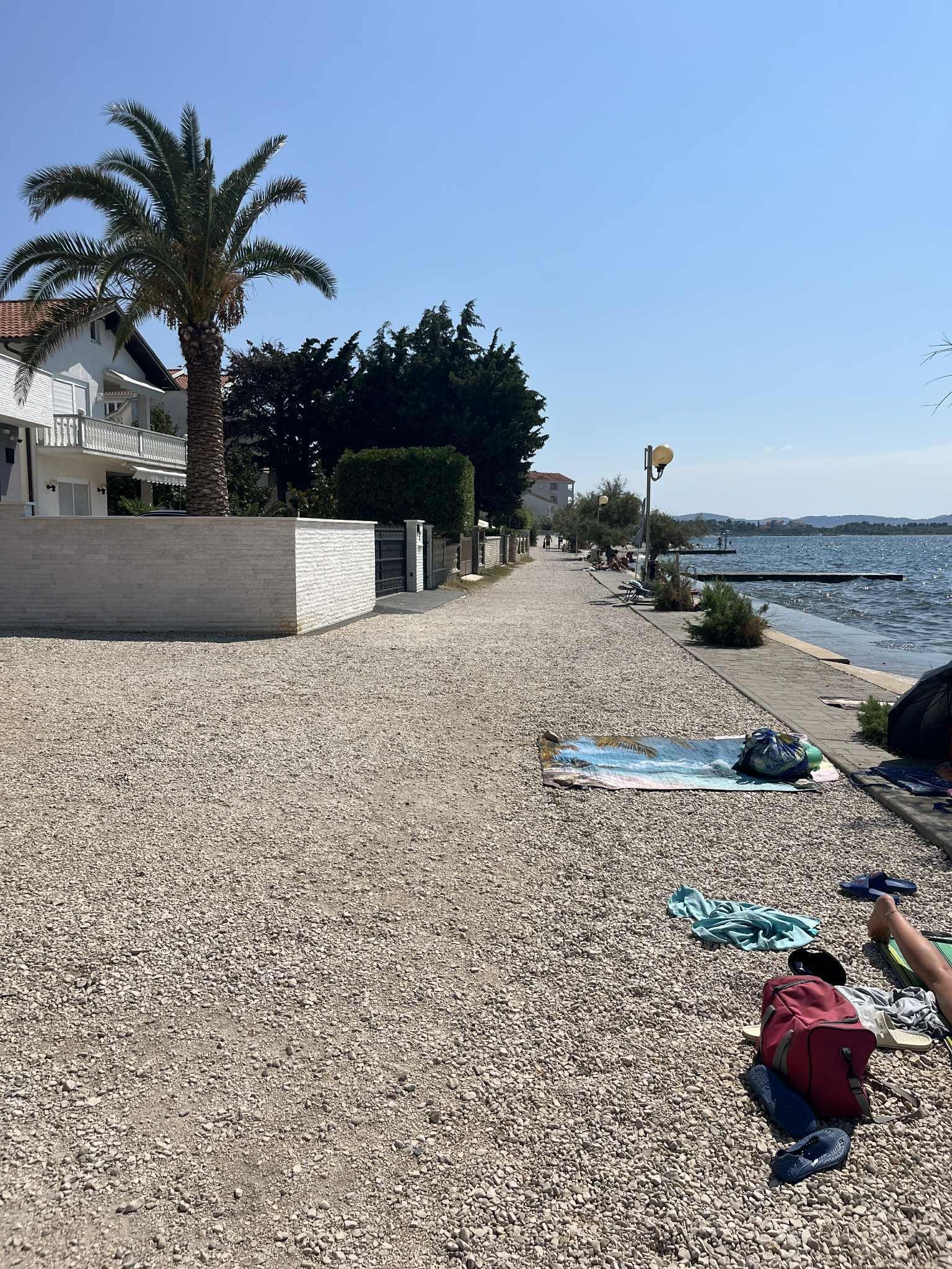 Right on the Water front. 