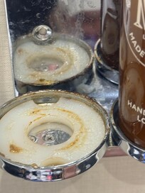 Mold on soap dispenser