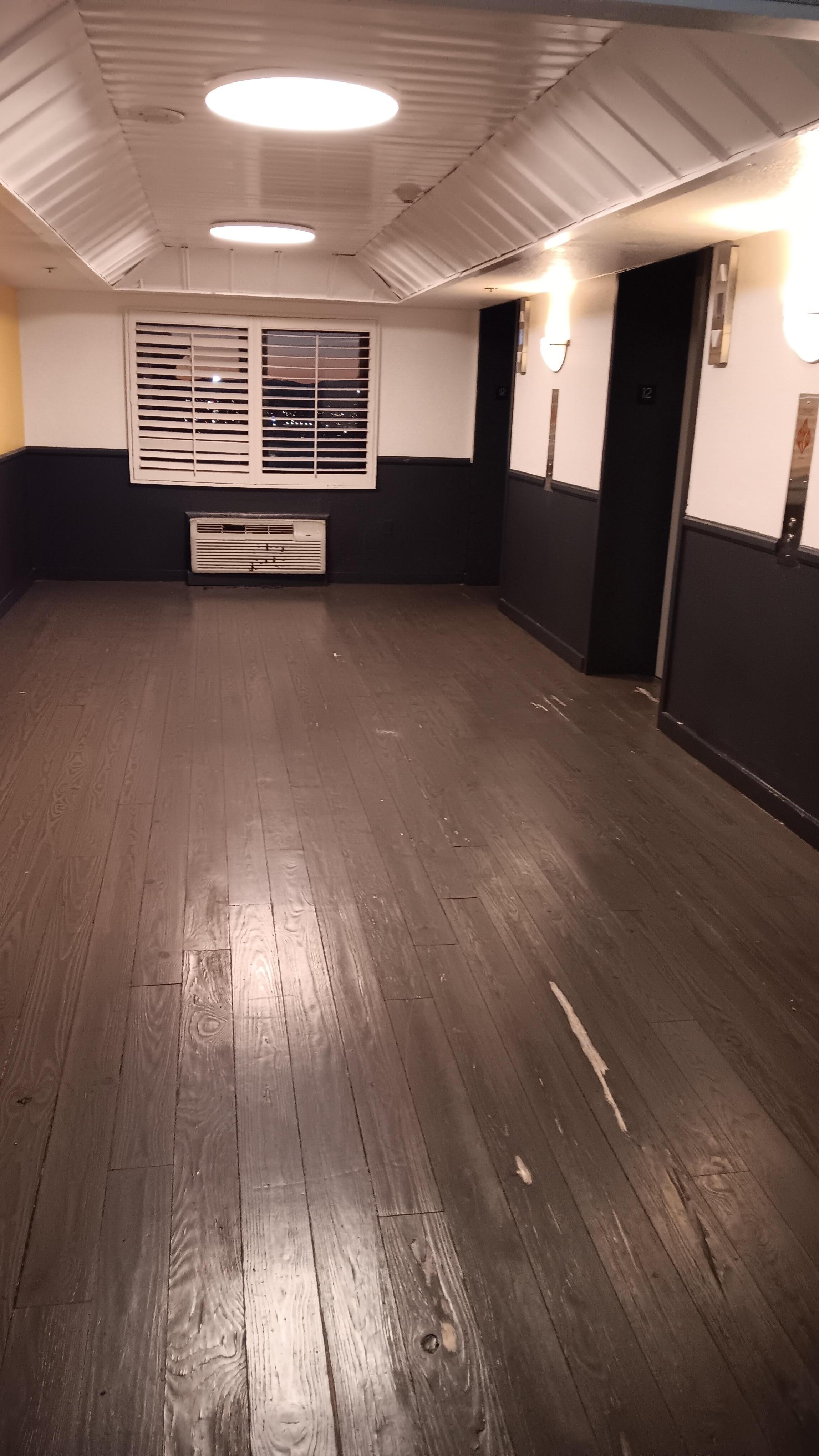 hallway to the elevator