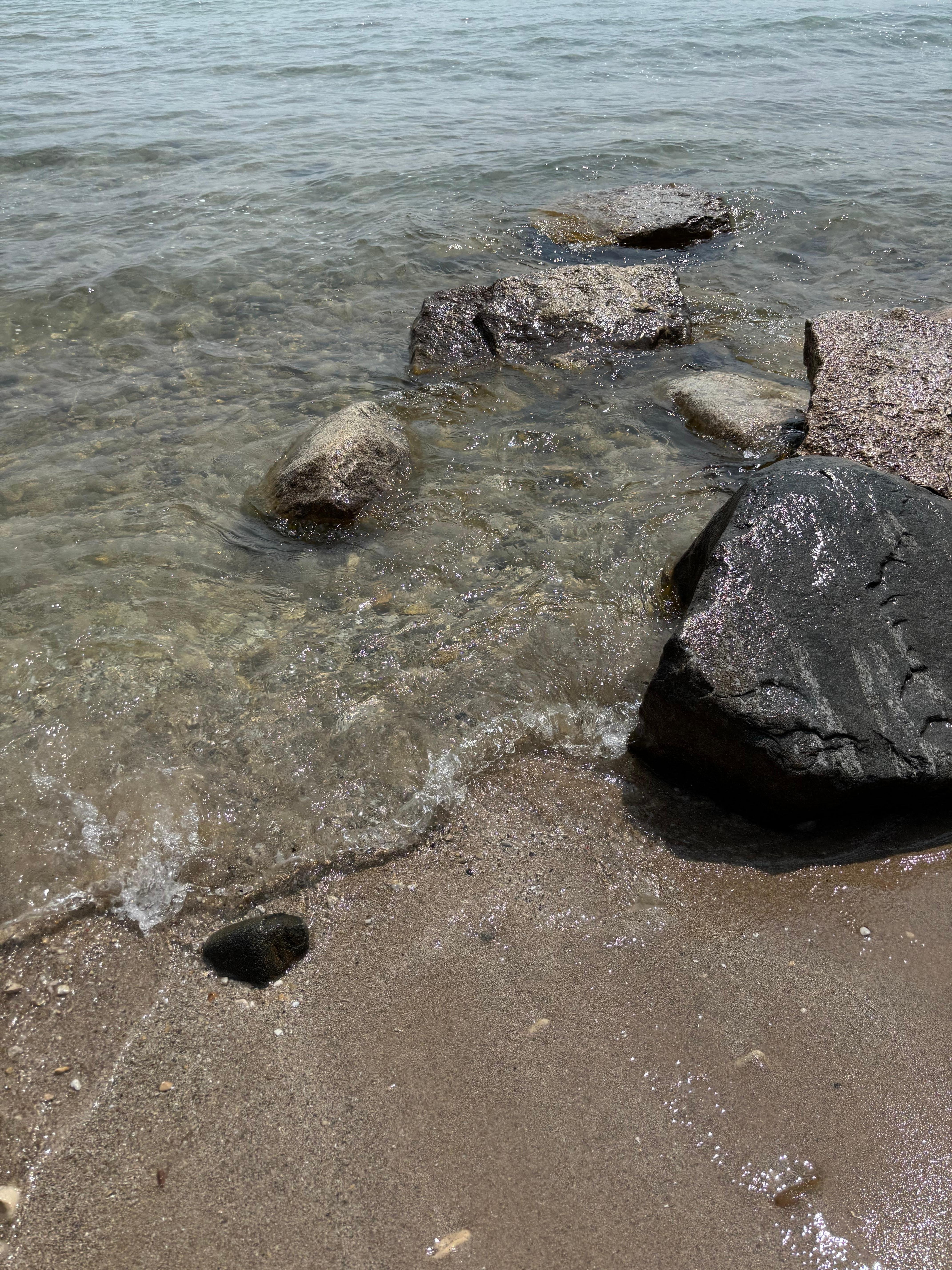 if walking on the rocks, shoes/sandals with traction are a must, as they’re very slippery!