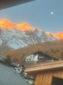 Blick am Morgen aus Zimmer 326