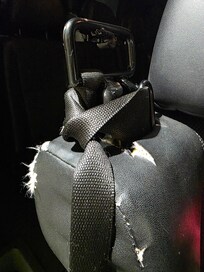 Seat belts broken in van. Very long wait for shuttle, an hour, and the hotel is5 mins away. It was 615pm when I called, so not out of normal hours.