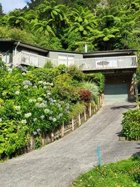 Looking out over the lake.