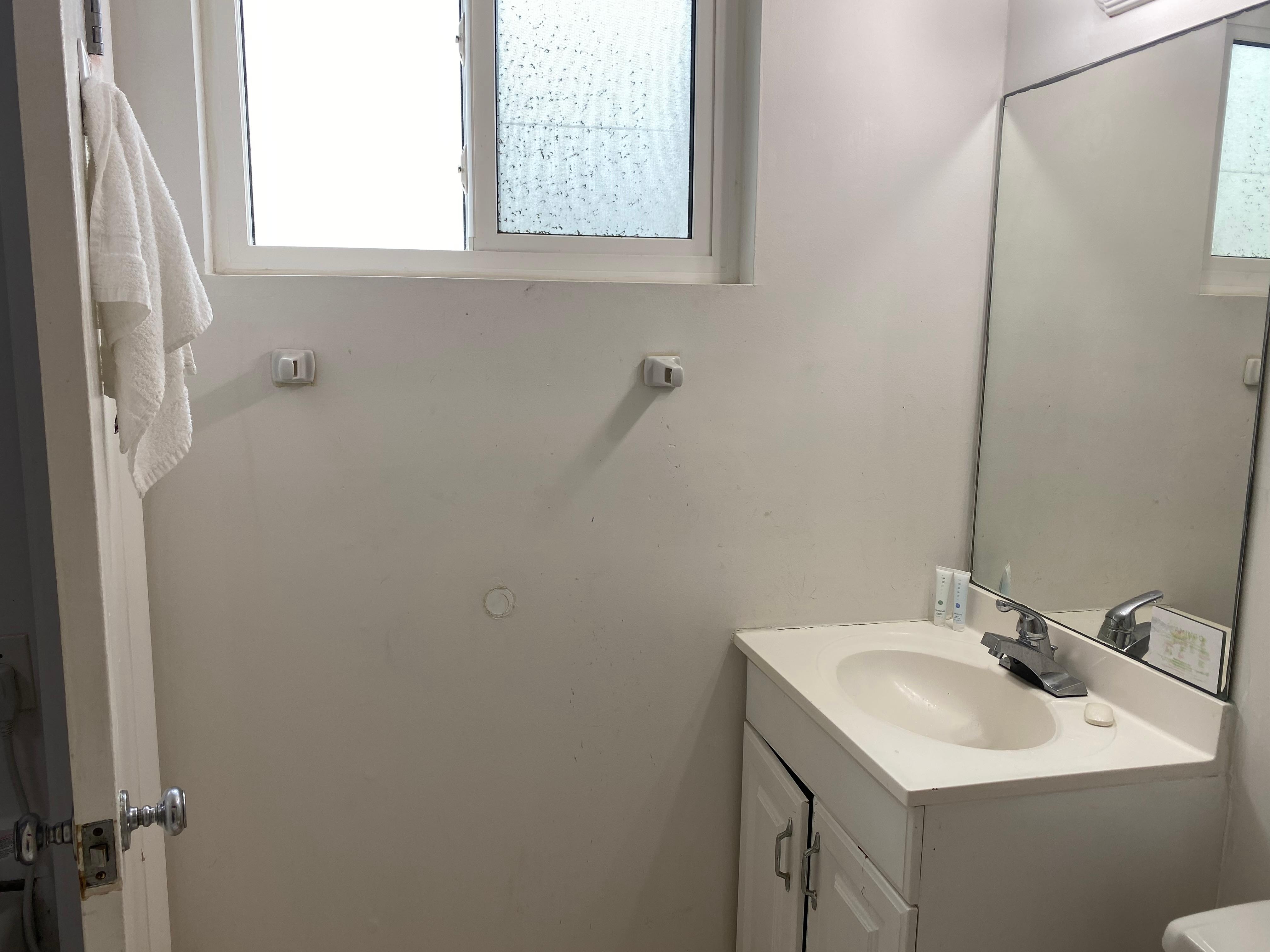 Missing towel bar