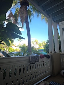 Ghetto patio view