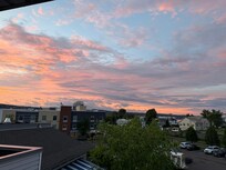 sunset from our balcony