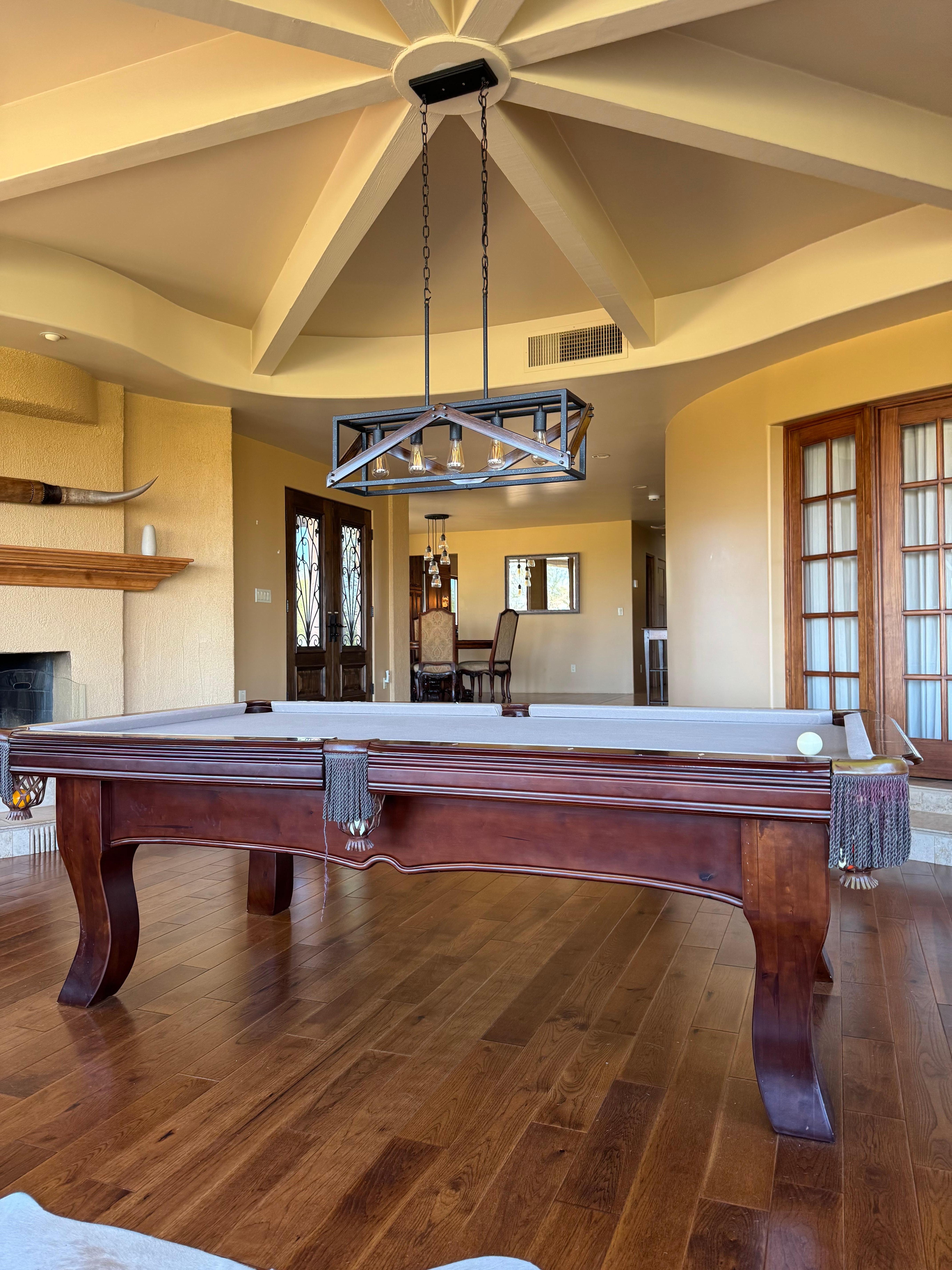 Pool table enjoyed by all