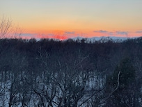 Sunset from the deck