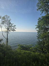 the view from the overlook deck