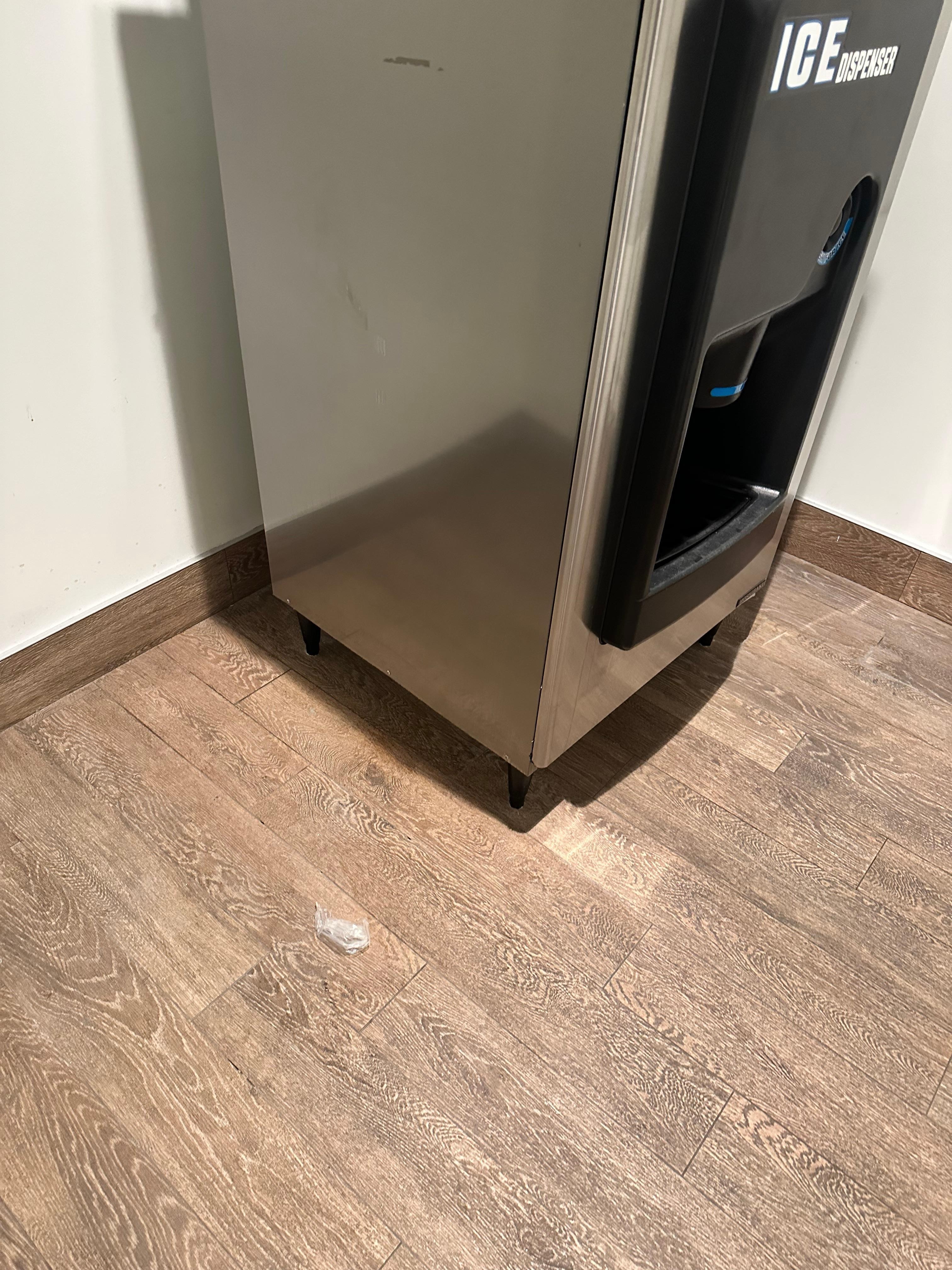 This is just one piece of trash that was by the icemaker the whole time… I have a video of the floor walking from the icemaker back to my room and all of the stuff that was all over the carpet. 