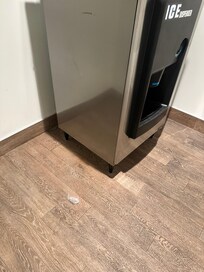 This is just one piece of trash that was by the icemaker the whole time… I have a video of the floor walking from the icemaker back to my room and all of the stuff that was all over the carpet.