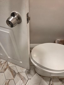 Bathroom door wouldn't even open all the way