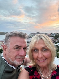 Sunset at Villa Santana