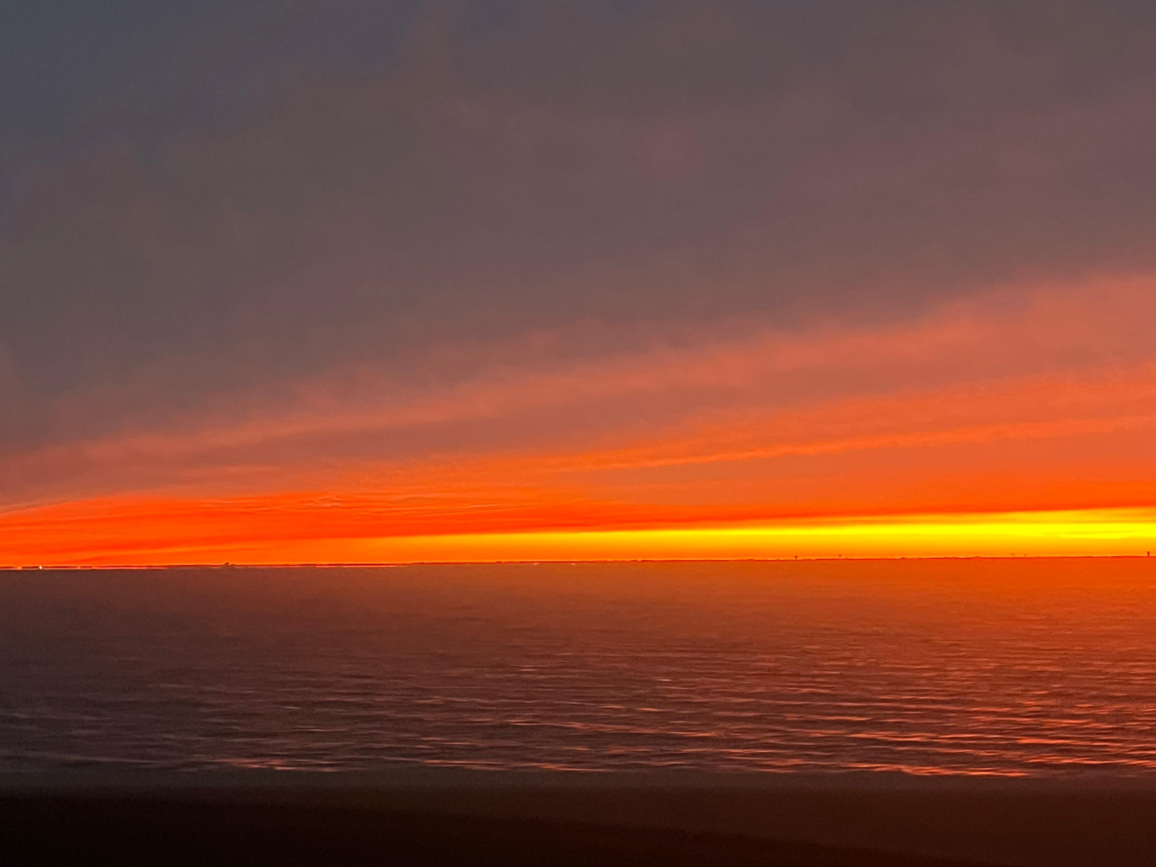 The sunsets🧡