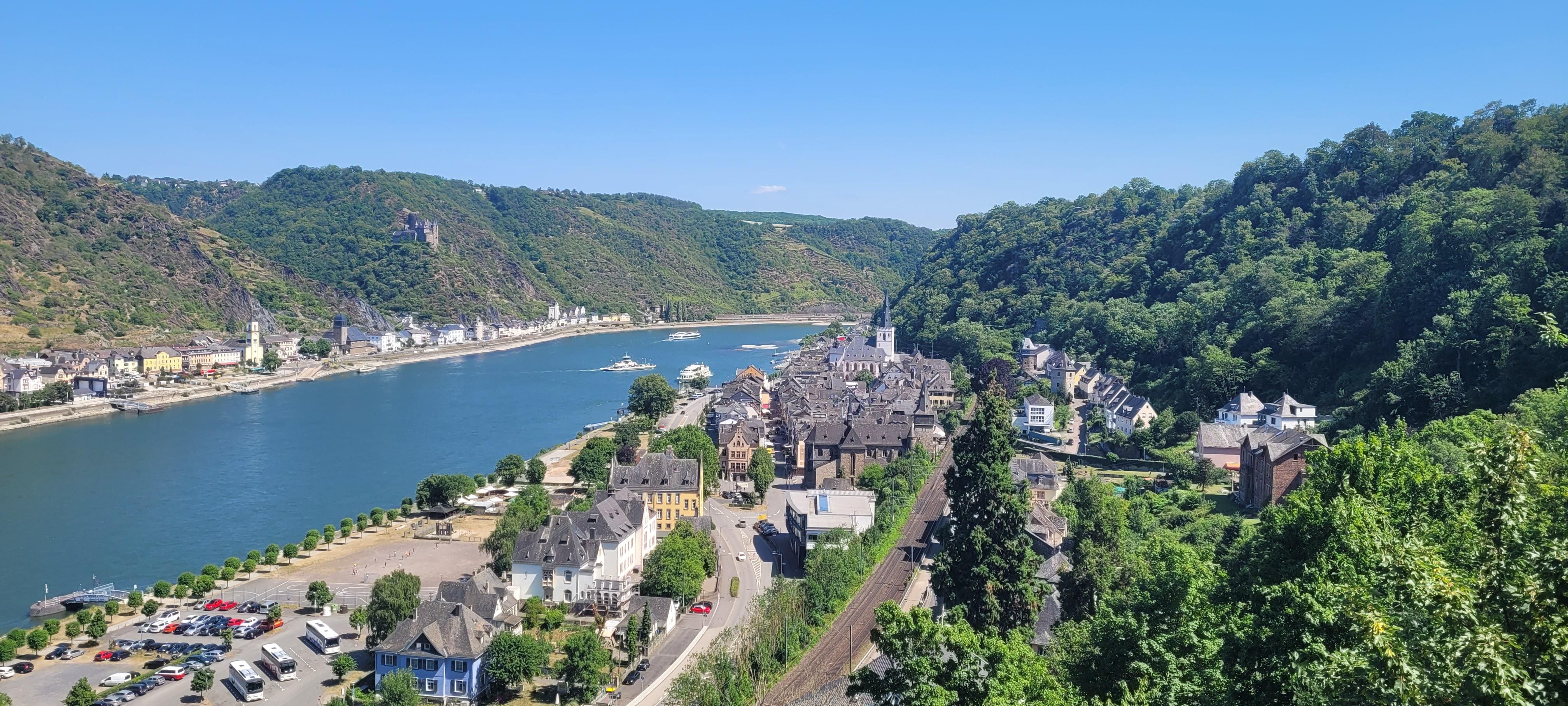 Aussicht von Schloss Rheinfels