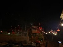 Yard lights at night