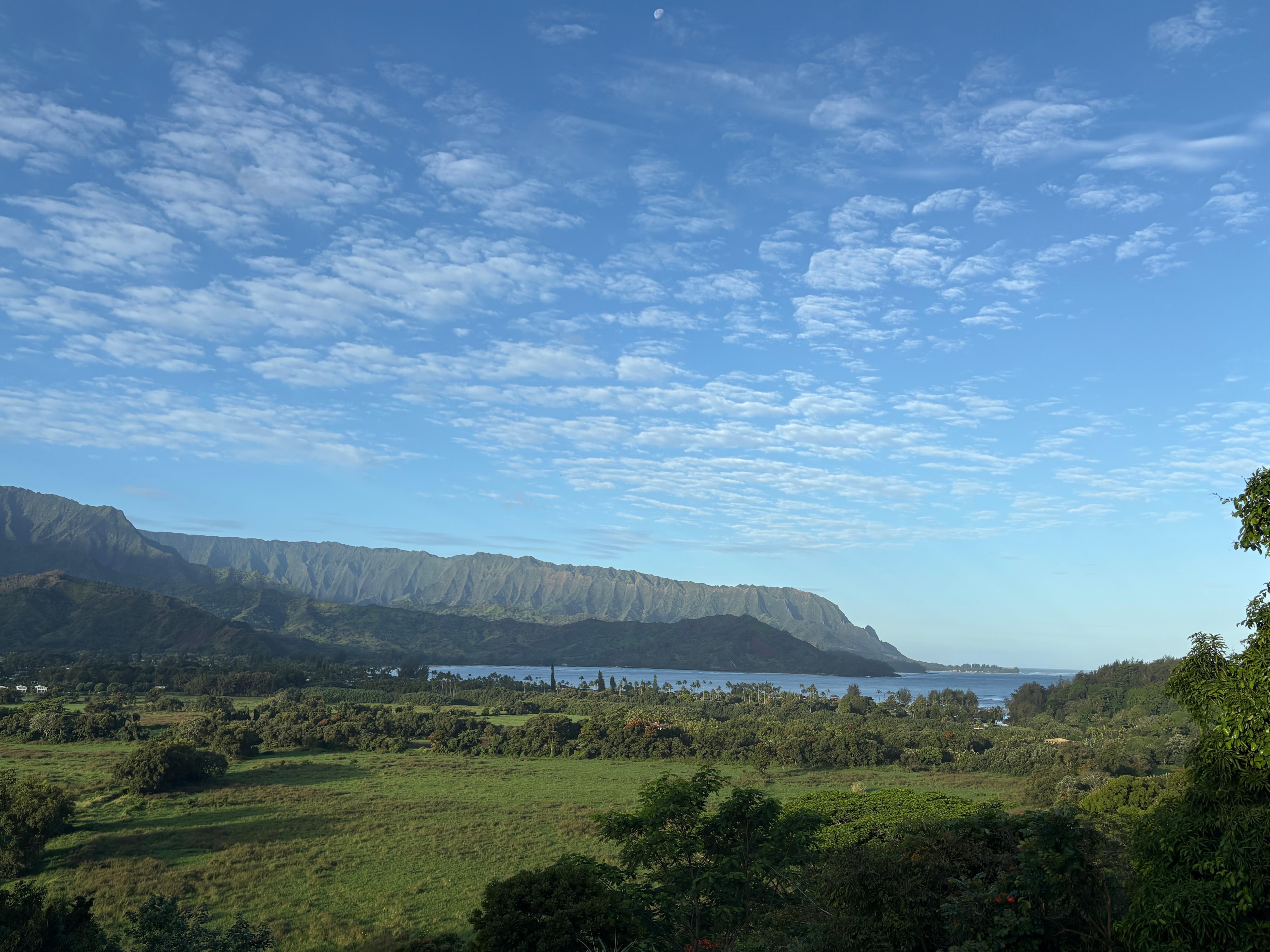 Hanalei bay beach.