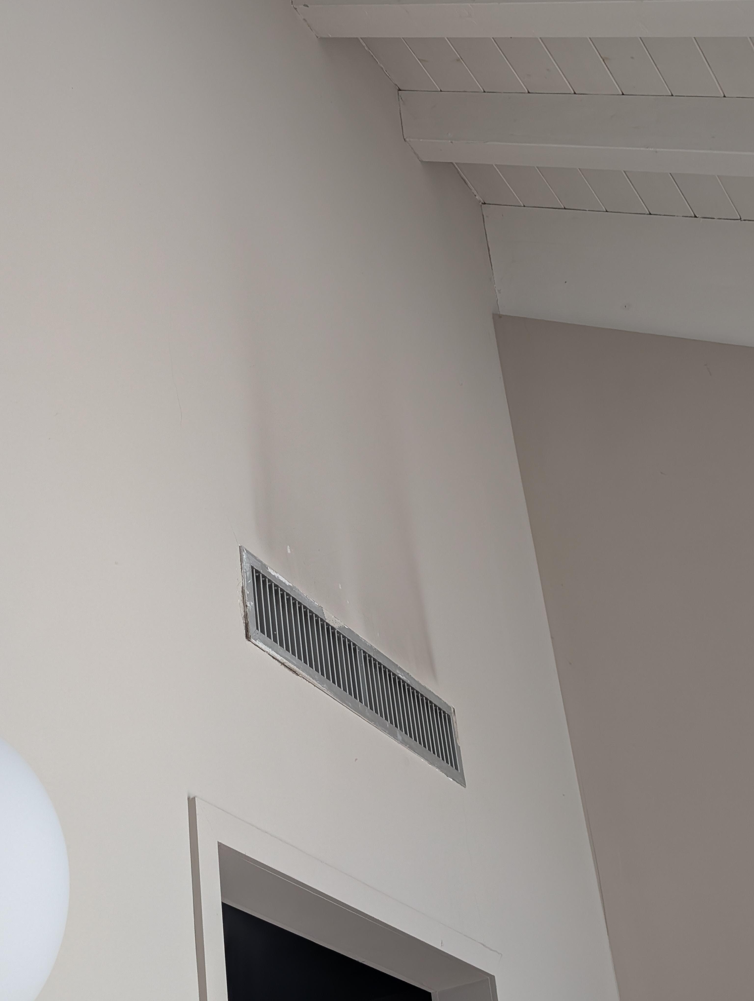 The filth on the above the AC vent. Hoping it wasn't also mold.