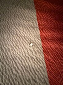 Burn holes in several areas