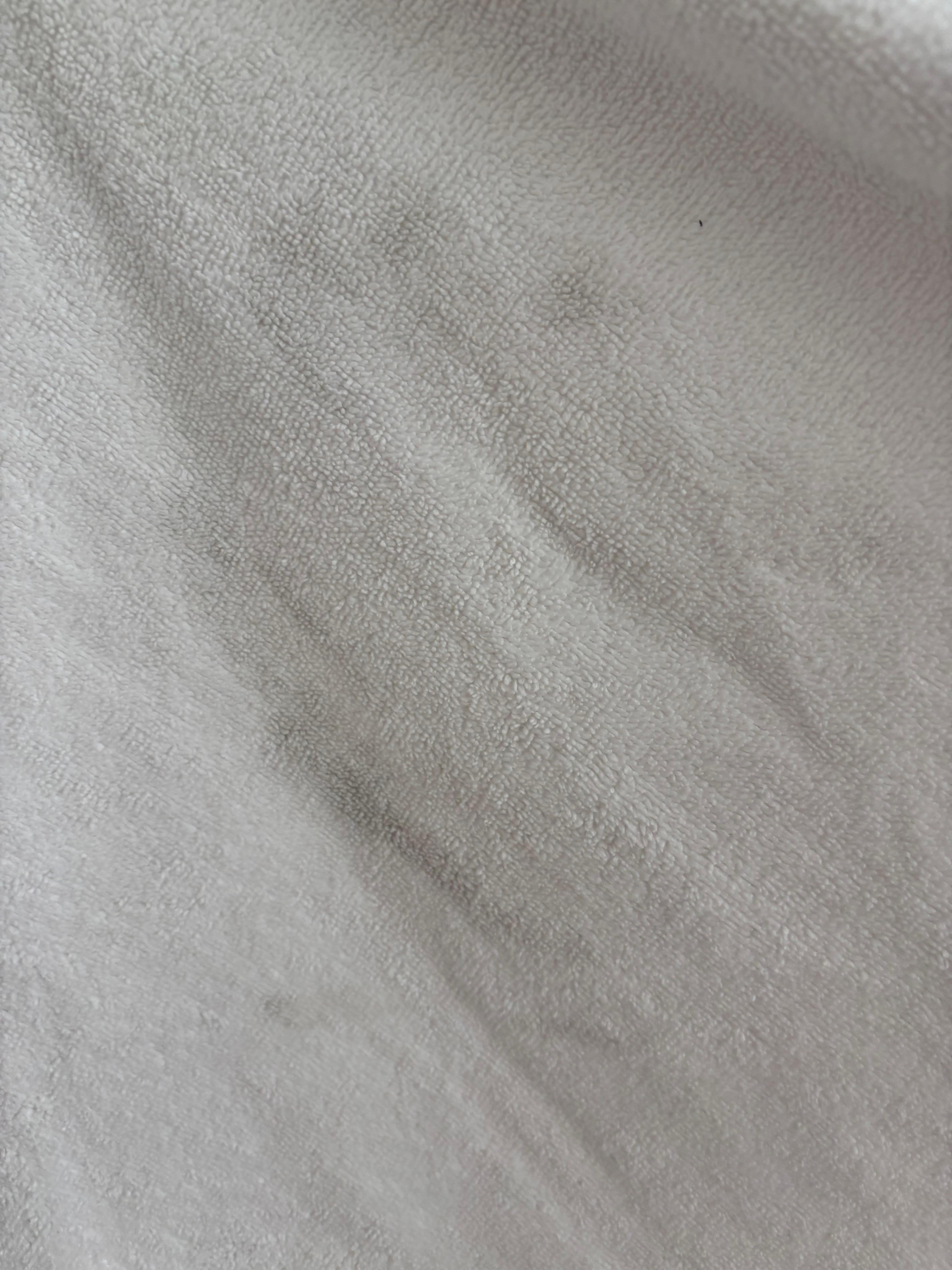 Faded bloodstains on towels