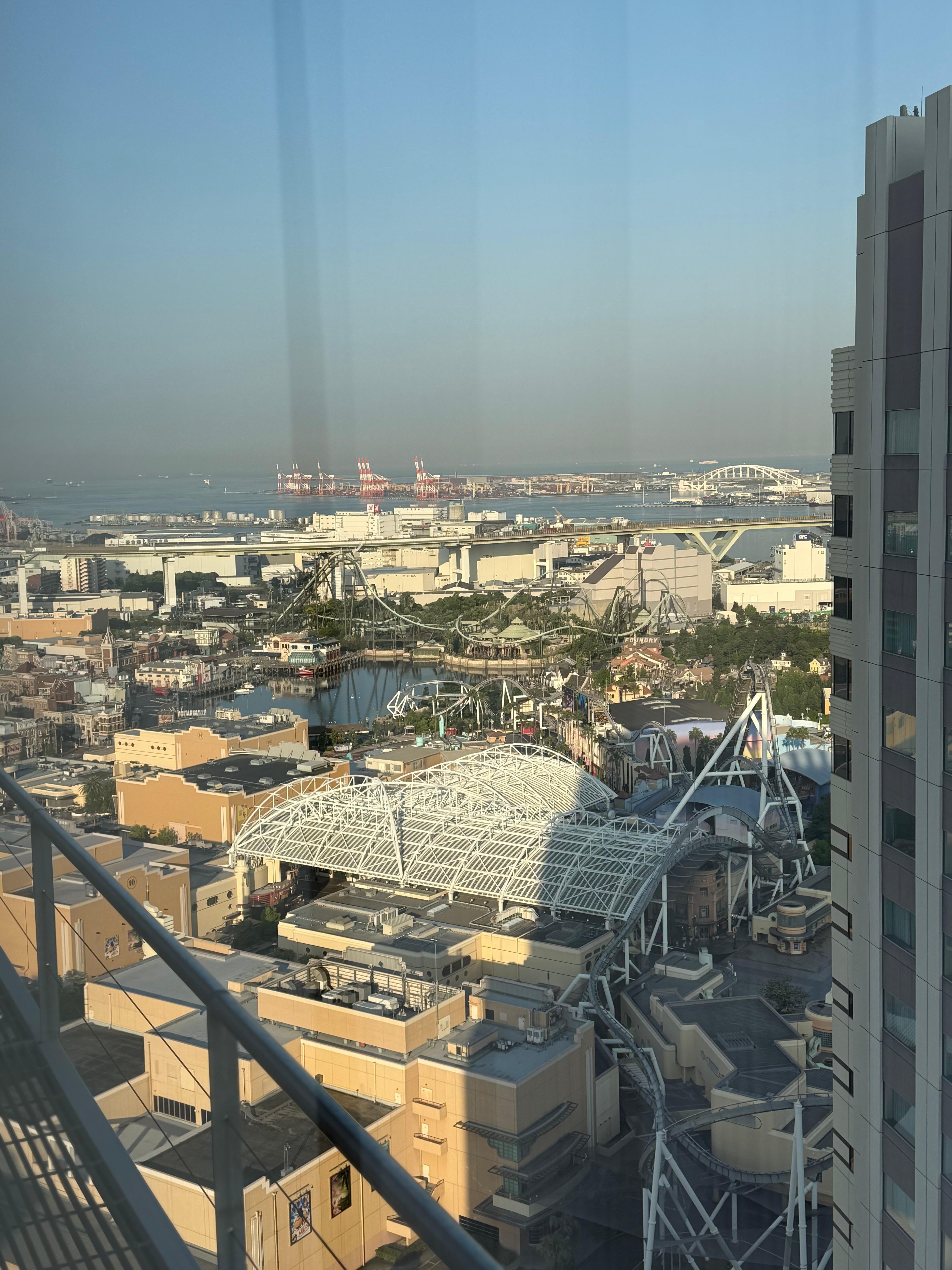 View from hotel room