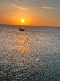 Sunset from the balcony