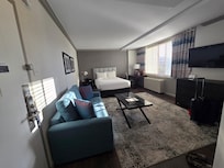 Lots of room, comfortable for two people and a long stay.