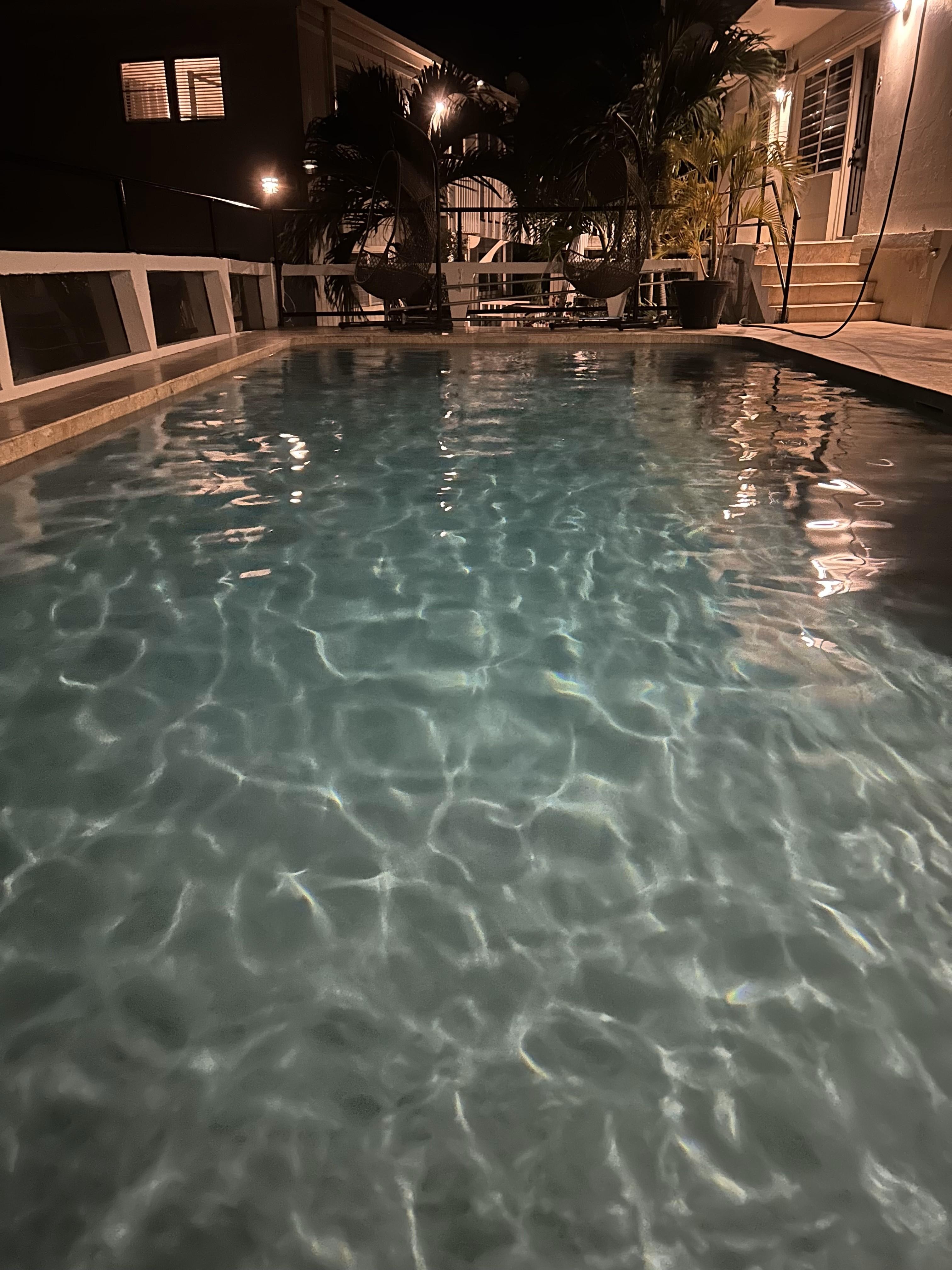 Pool side