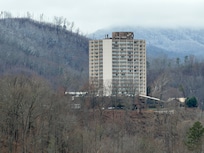 Our hotel from Anakeesta