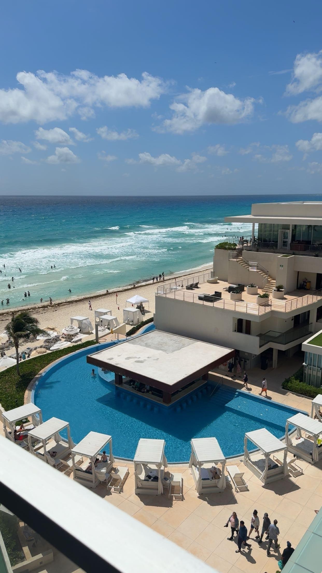 View from ocean view room on 6th floor 