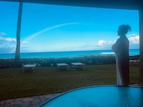 Rainbow seen from the condo.