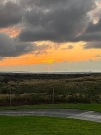 Sunset off Kohala coast