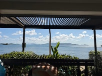 View from the patio of the condo