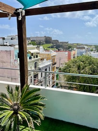 Rooftop view of El Morro fort