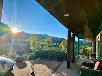 View from parking lot