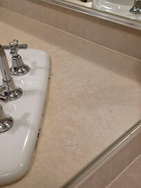 Mould in sink grouting