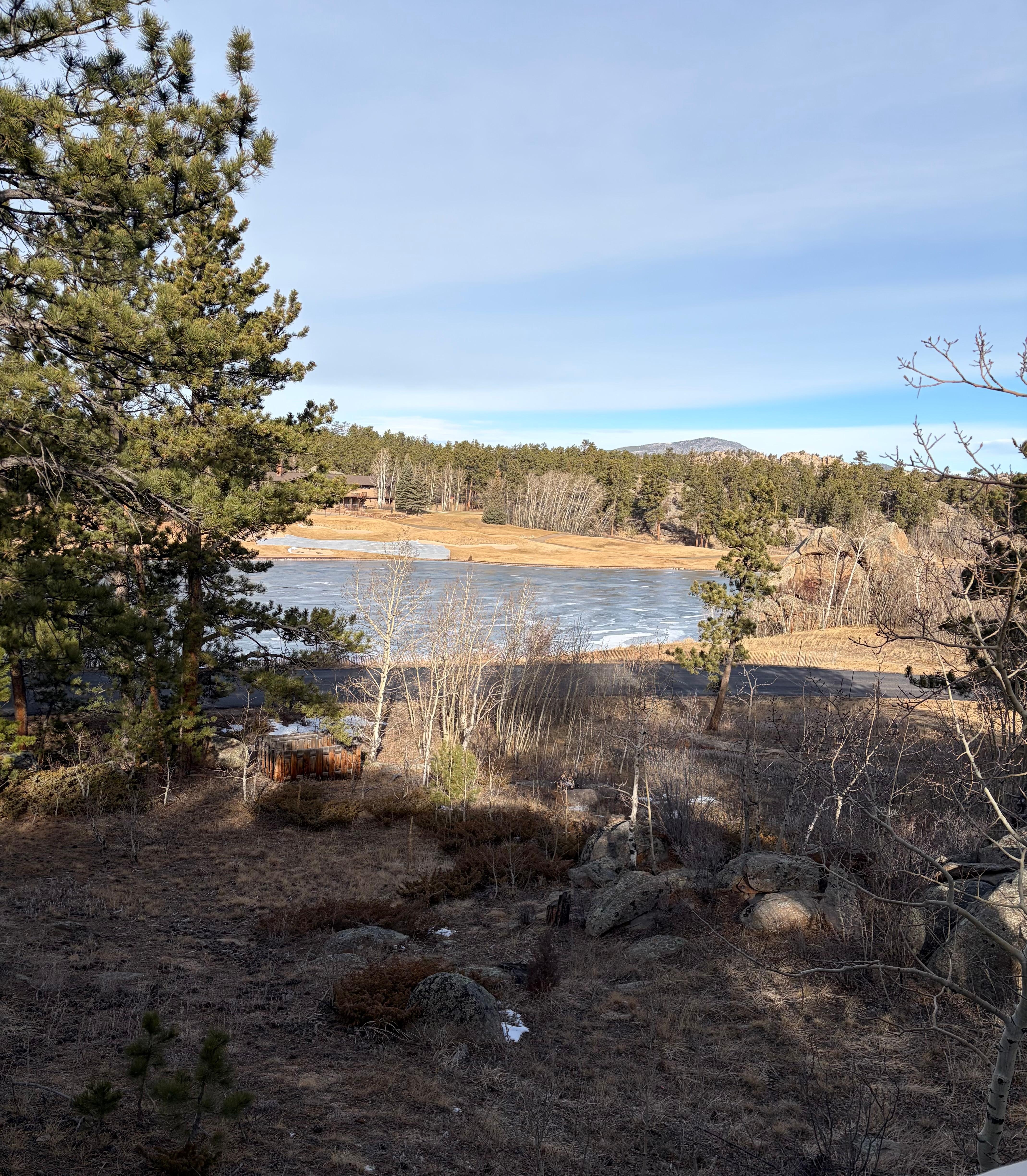 Beautiful view from the patio!